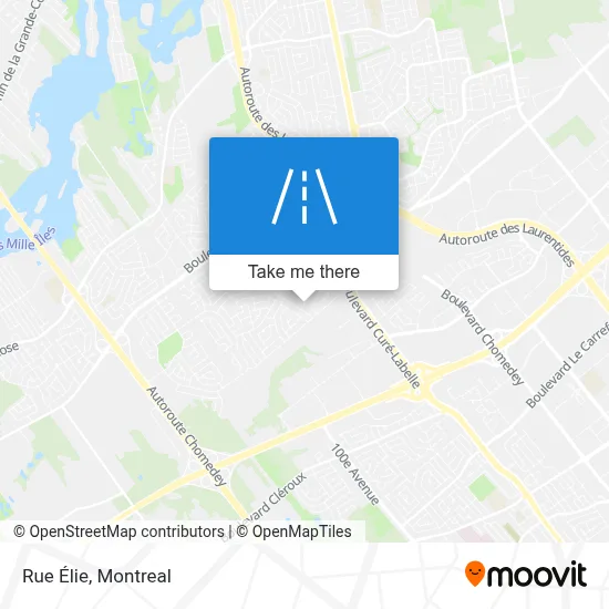Rue Élie map