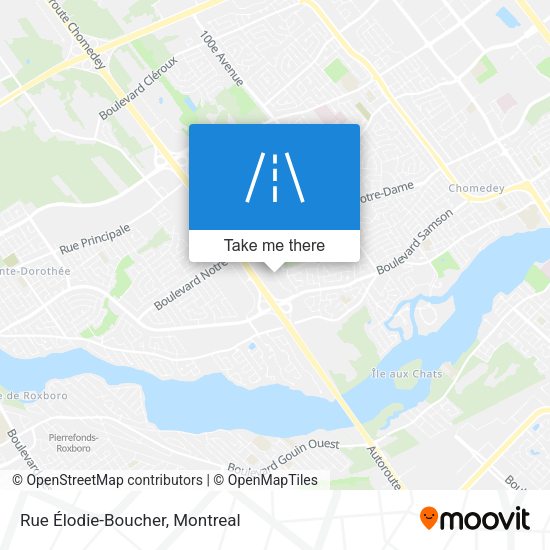 Rue Élodie-Boucher map