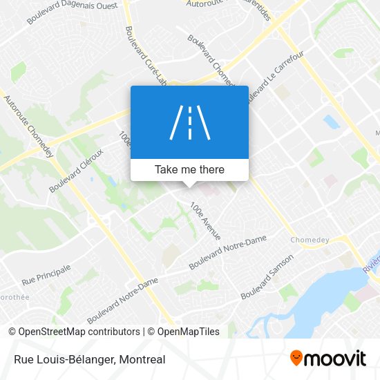 Rue Louis-Bélanger map