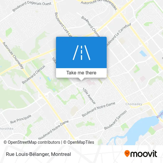 Rue Louis-Bélanger map