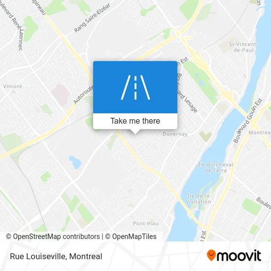 Rue Louiseville map