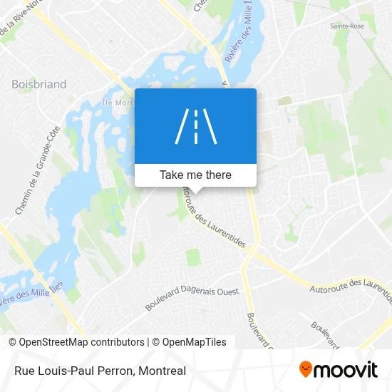 Rue Louis-Paul Perron map