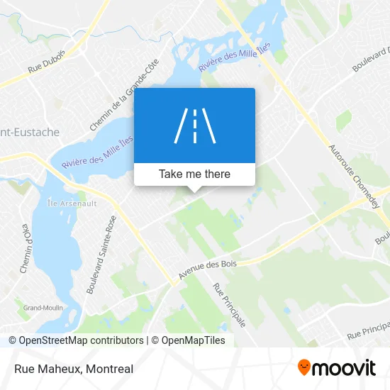 Rue Maheux map
