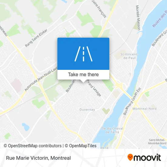 Rue Marie Victorin map