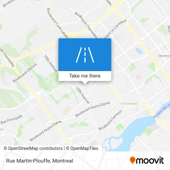 Rue Martin-Plouffe map