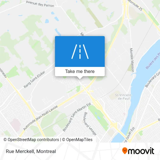 Rue Merckell map