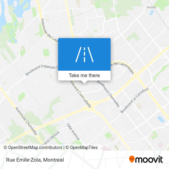 Rue Émile-Zola map