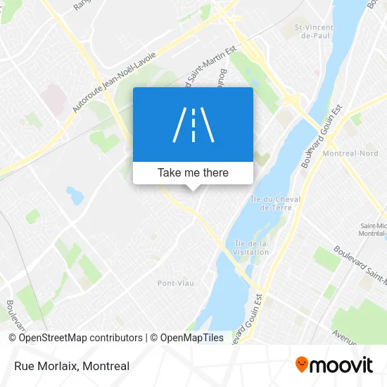 Rue Morlaix map