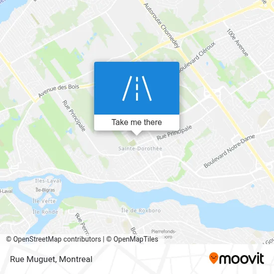 Rue Muguet map