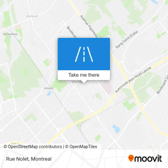 Rue Nolet map
