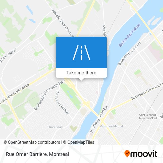 Rue Omer Barrière map