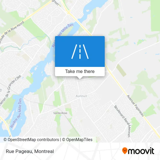 Rue Pageau map