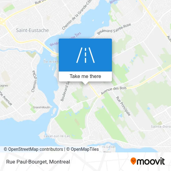 Rue Paul-Bourget map