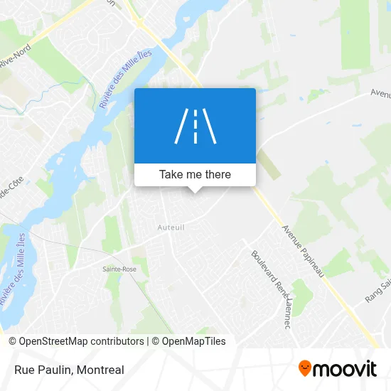 Rue Paulin map