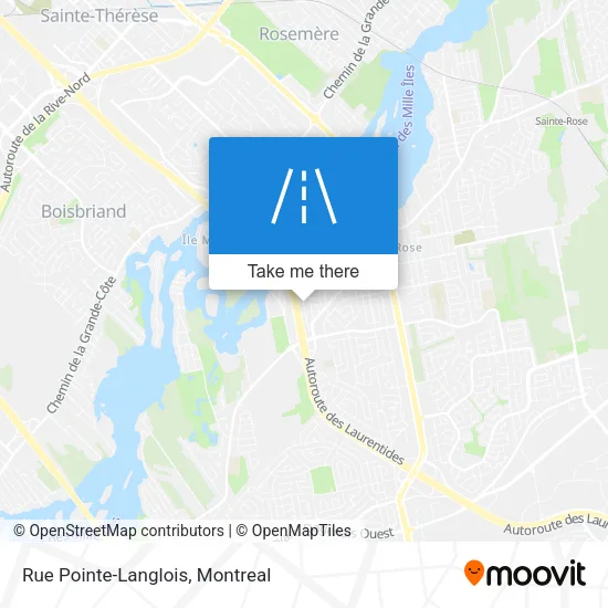 Rue Pointe-Langlois map