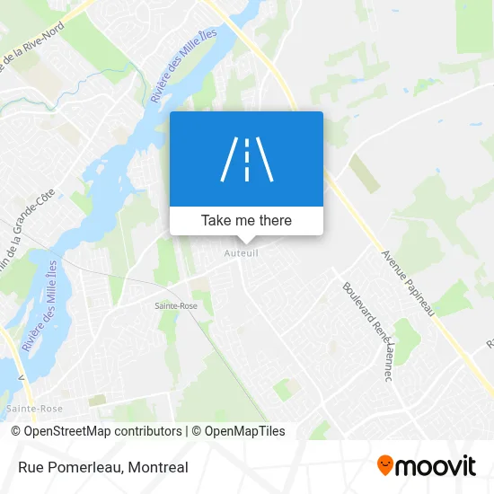 Rue Pomerleau map