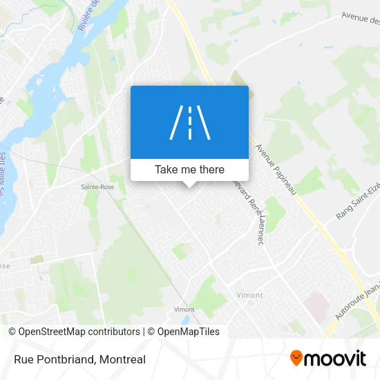 Rue Pontbriand map