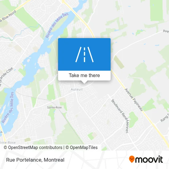 Rue Portelance map