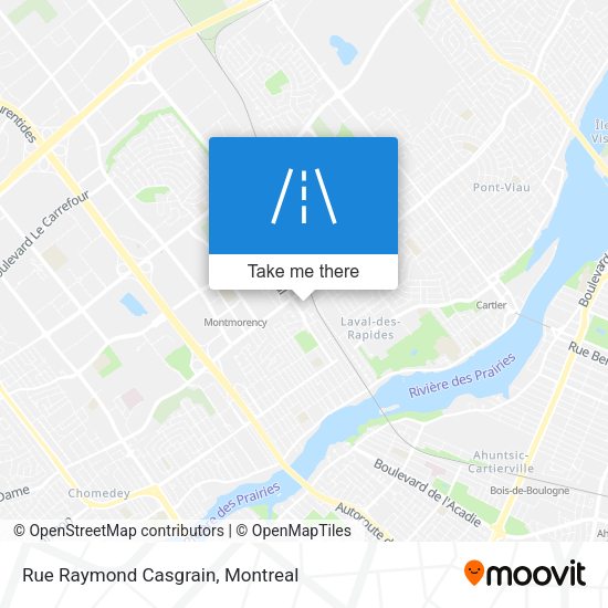 Rue Raymond Casgrain map
