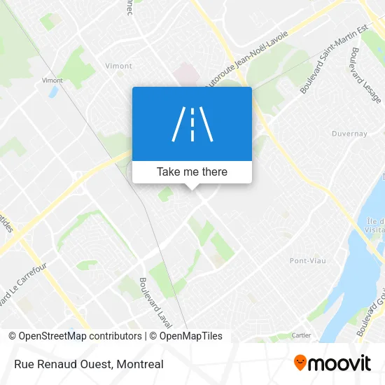 Rue Renaud Ouest map