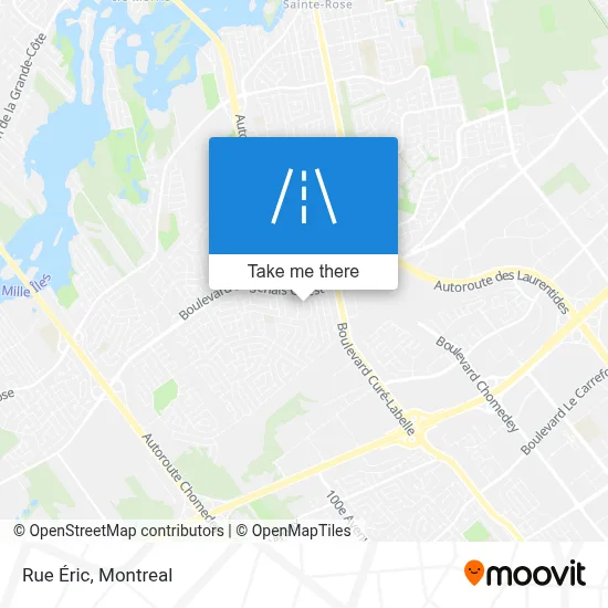Rue Éric map