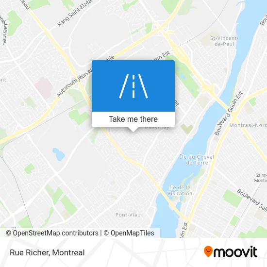 Rue Richer map