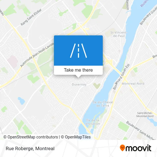 Rue Roberge map
