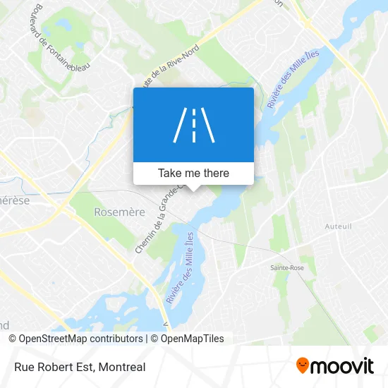 Rue Robert Est map