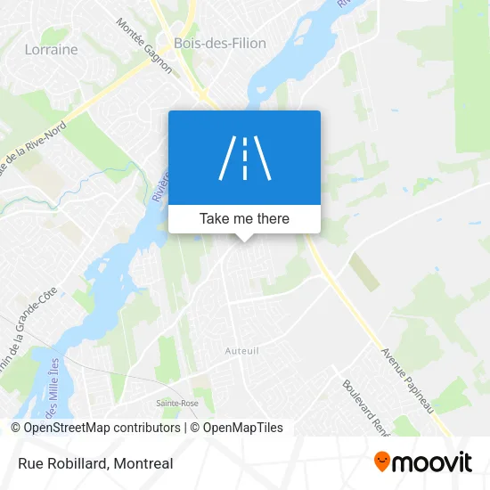 Rue Robillard map