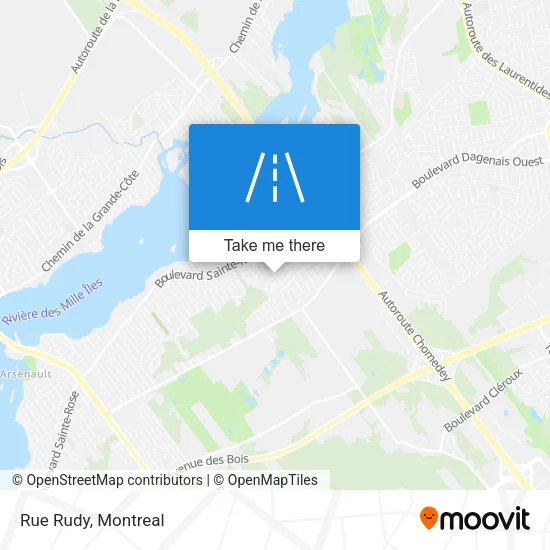 Rue Rudy map
