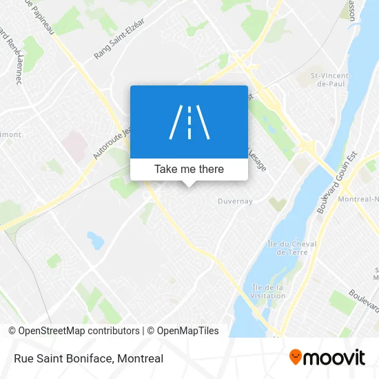 Rue Saint Boniface map