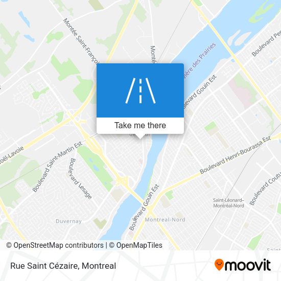 Rue Saint Cézaire map