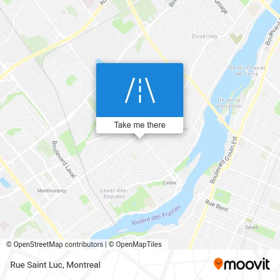 Rue Saint Luc map