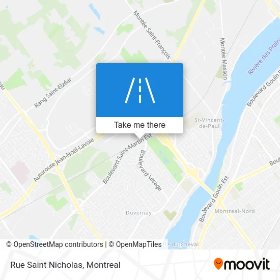 Rue Saint Nicholas map