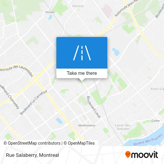 Rue Salaberry map