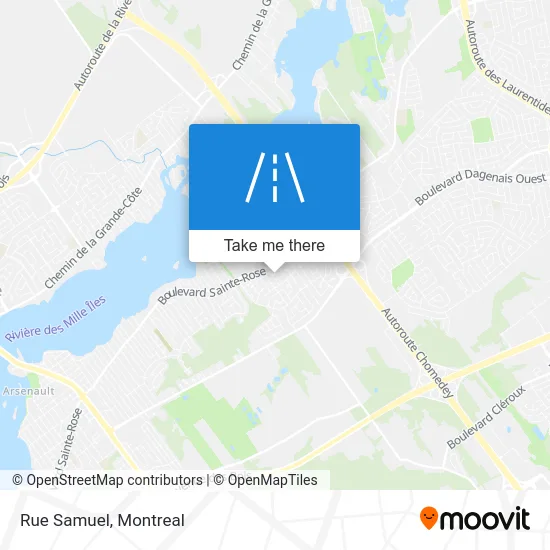 Rue Samuel map