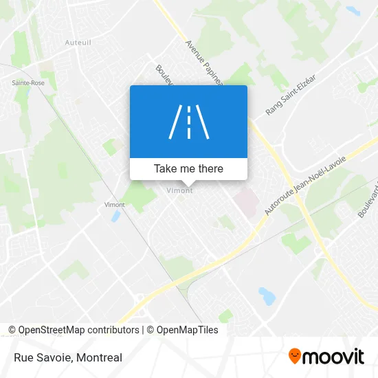 Rue Savoie map