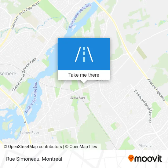 Rue Simoneau map