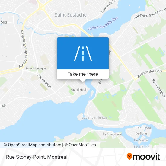Rue Stoney-Point map