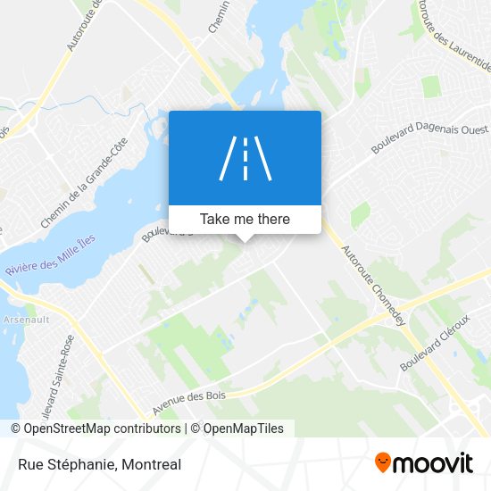 Rue Stéphanie map