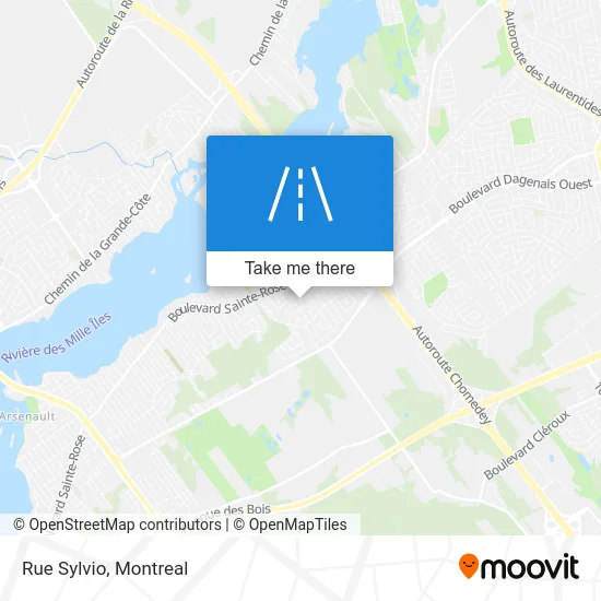 Rue Sylvio map