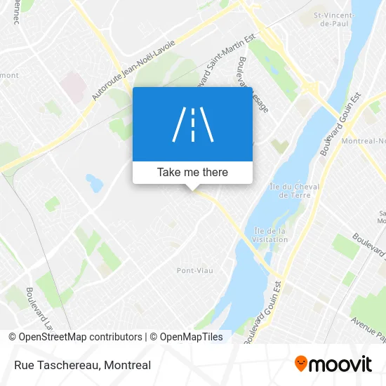 Rue Taschereau map
