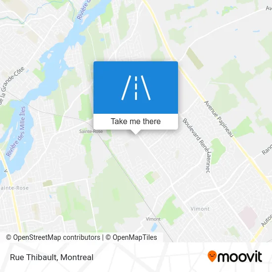 Rue Thibault map