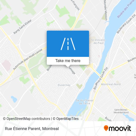 Rue Étienne Parent map