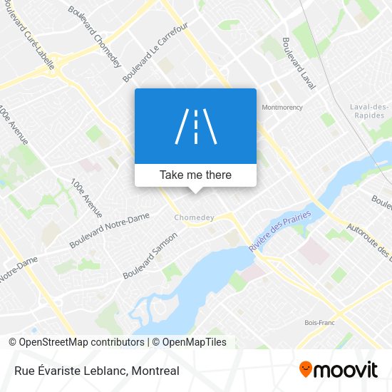 Rue Évariste Leblanc map