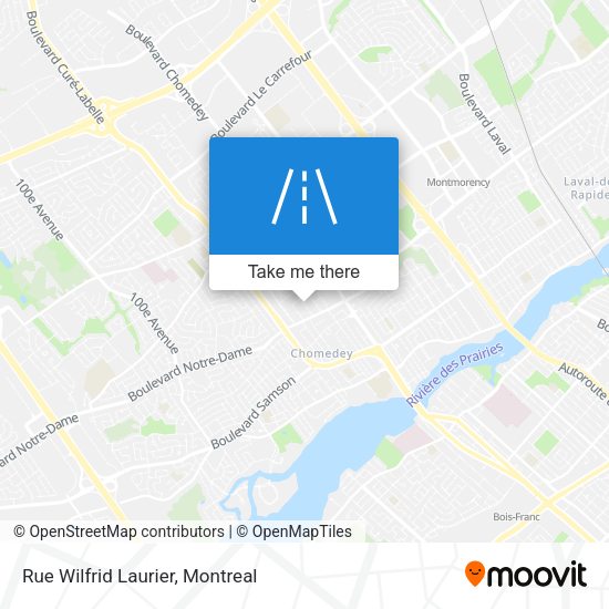Rue Wilfrid Laurier map