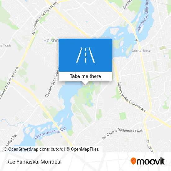 Rue Yamaska map