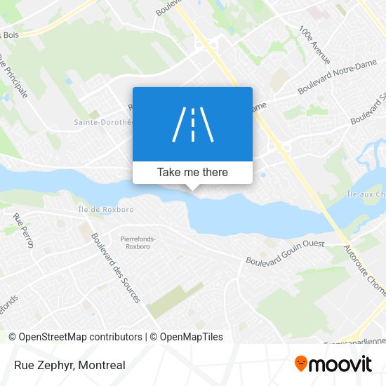 Rue Zephyr map