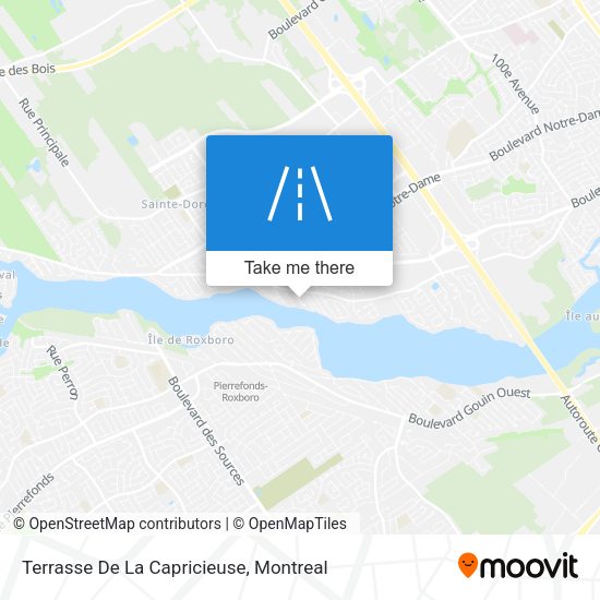 Terrasse De La Capricieuse map