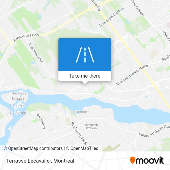 Terrasse Lecavalier map